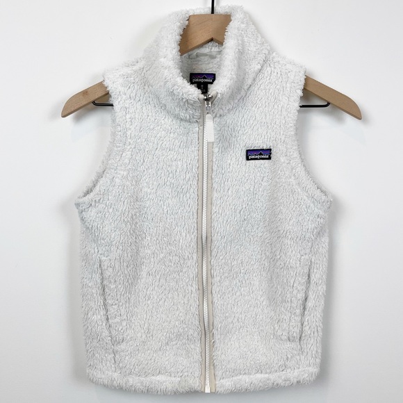 Patagonia Other - Patagonia Cream Full Zip Fleece Vest